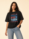 Unisex Paradise Beach Oversized Graphic Tee – Endless Summer
